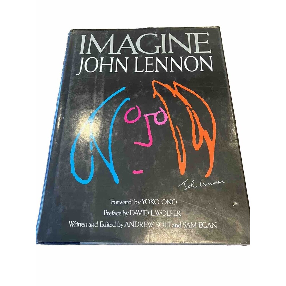 Imagine John Lennon By Andrew Solt And Sam Egan Hard Cover 1988